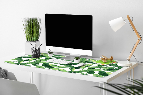 Full desk pad tropical leaves