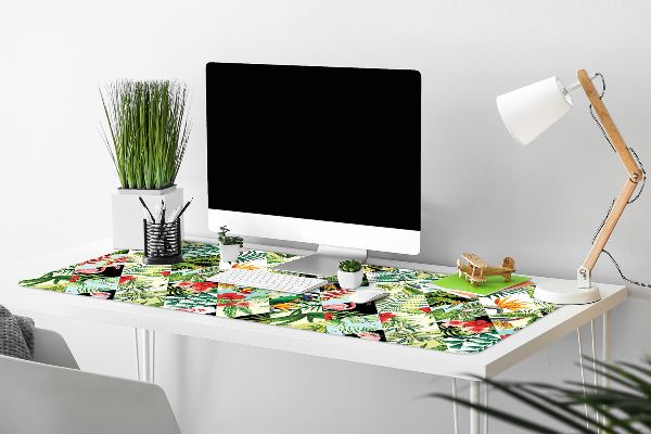 Full desk mat Flowers and birds