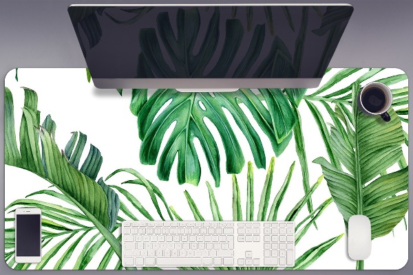 Full desk protector Palma and Monstera