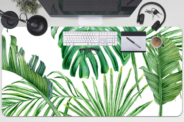 Full desk protector Palma and Monstera