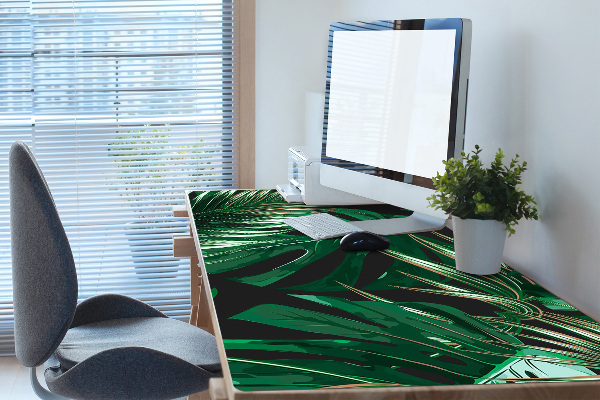 Desk pad red flowers
