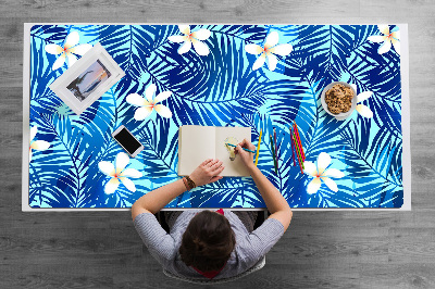 Large desk mat for children flower lei
