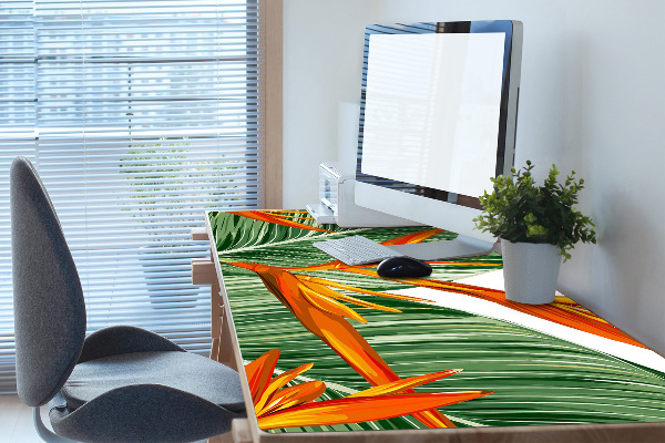 Full desk mat palm leaves