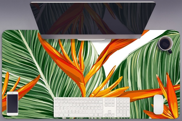 Full desk mat palm leaves