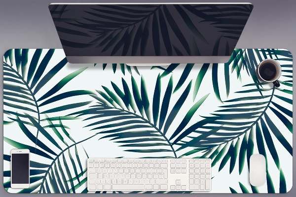 Full desk mat Green leaves