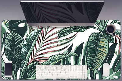 Full desk protector Tropical palm