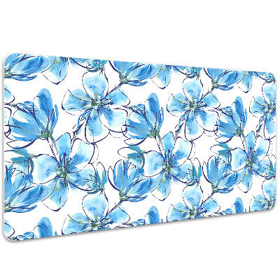 Desk pad flowers watercolors