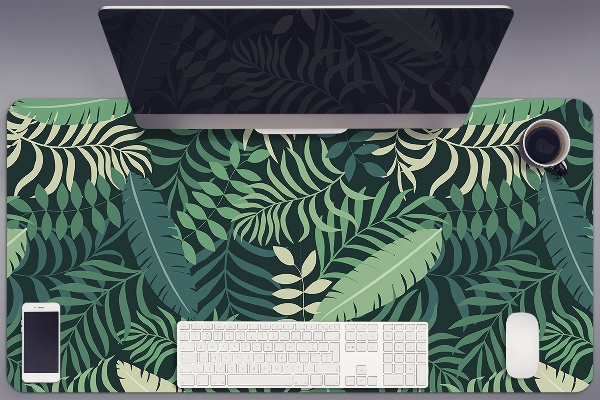Full desk mat palm leaves