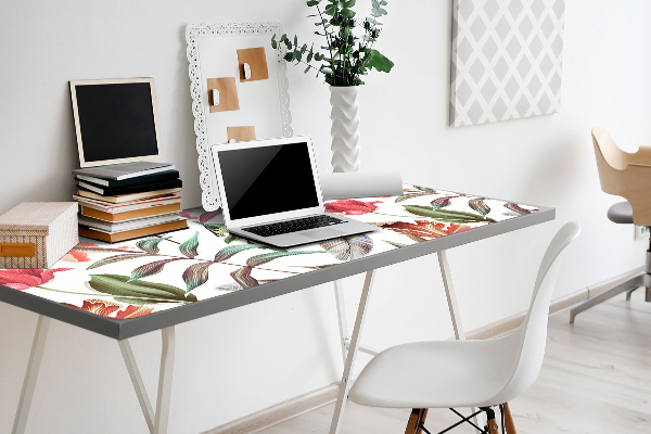 Full desk protector Plants and leaves
