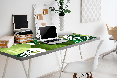 Full desk mat Green leaves