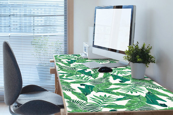 Desk pad tropical leaf