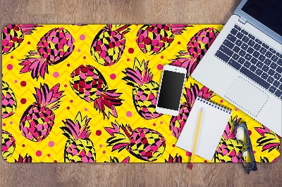Full desk mat pink pineapples