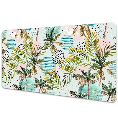 Large desk mat for children palm trees