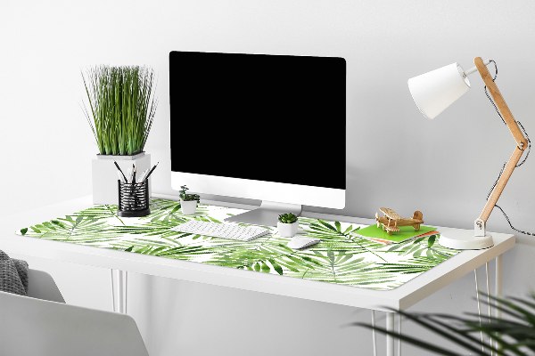 Desk pad watercolor leaves
