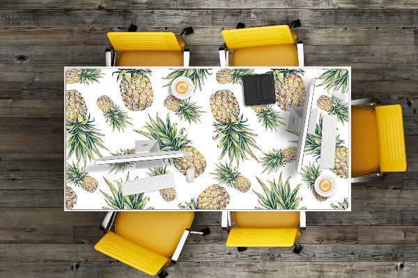 Large desk mat for children pineapples