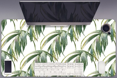 Large desk mat table protector long leaves