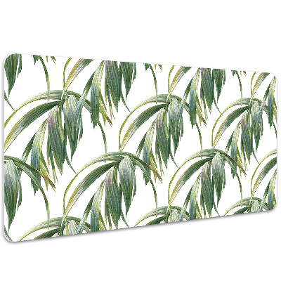 Large desk mat table protector long leaves