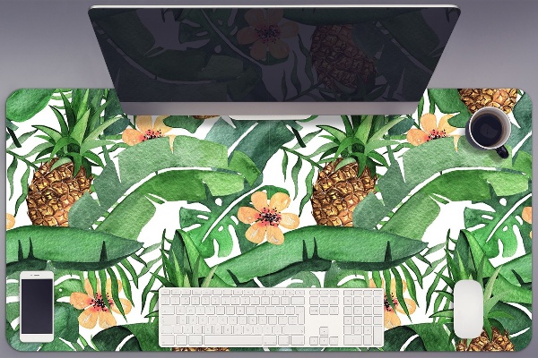 Desk mat Pineapple leaves