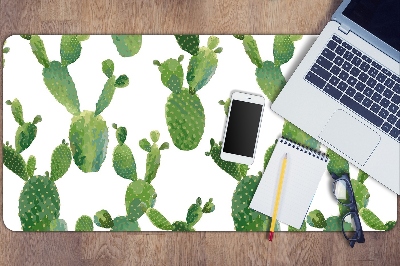 Large desk mat for children cacti