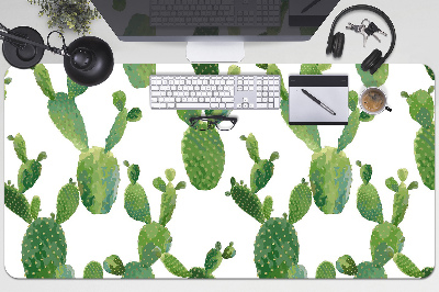 Large desk mat for children cacti