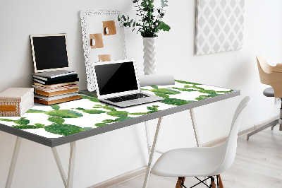 Large desk mat for children cacti