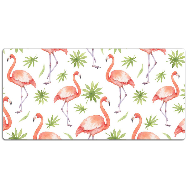 Large desk mat for children Flamingos