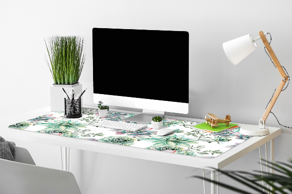 Full desk pad watercolor Flower