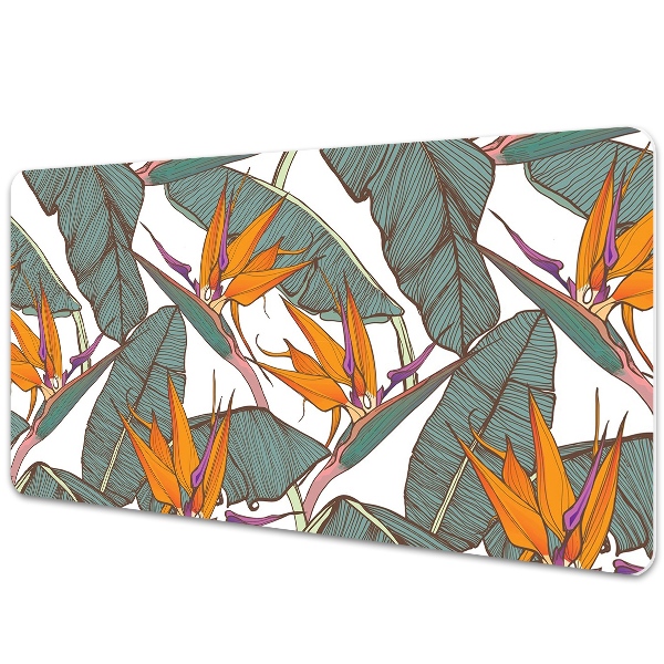 Large desk mat for children Tropical