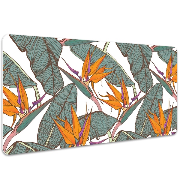 Large desk mat for children Tropical