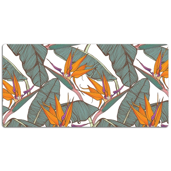 Large desk mat for children Tropical