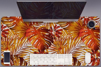 Full desk mat fiery leaves