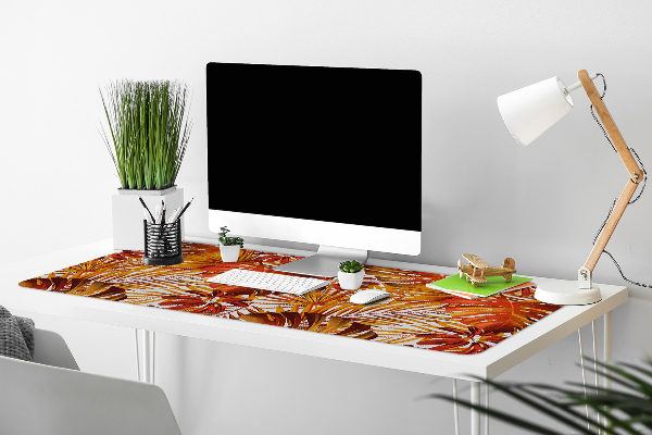 Full desk mat fiery leaves