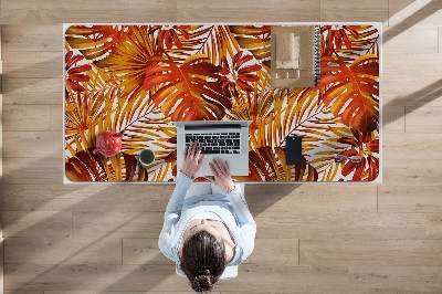 Full desk mat fiery leaves