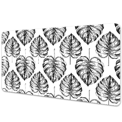 Large desk mat for children monstera