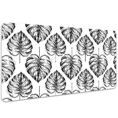 Large desk mat for children monstera