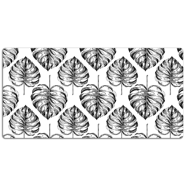Large desk mat for children monstera