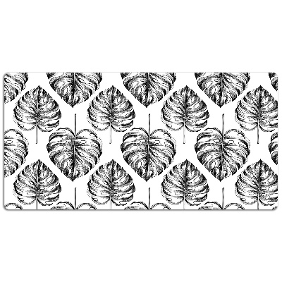 Large desk mat for children monstera