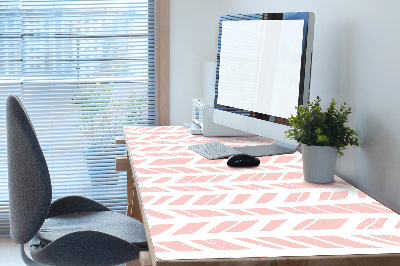 Large desk mat for children herringbone