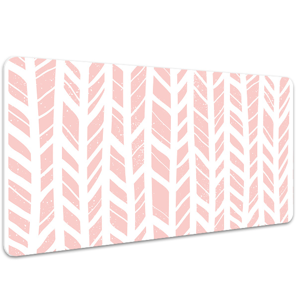 Large desk mat for children herringbone