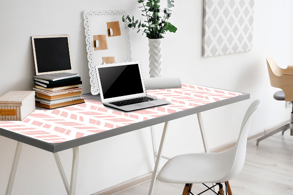 Large desk mat for children herringbone