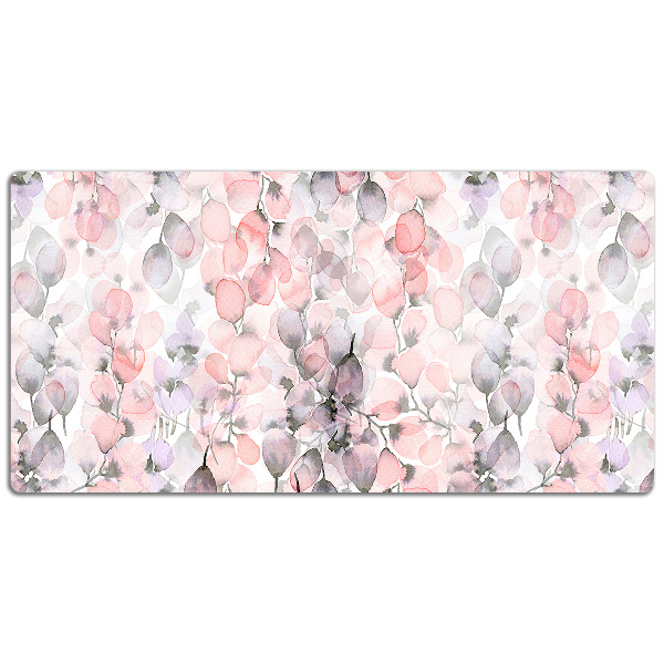Desk pad flowers painted