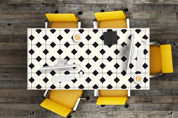 Full desk pad geometric pattern