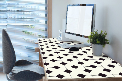 Full desk pad geometric pattern