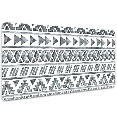 Large desk mat table protector ethnic pattern