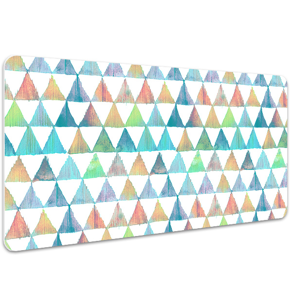 Full desk protector geometric triangles