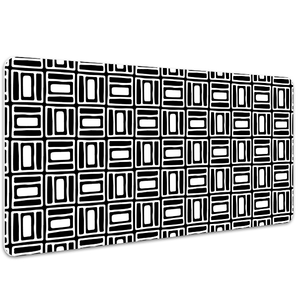 Full desk pad geometric pattern