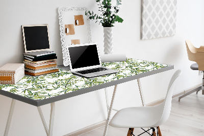 Full desk pad exotic leaves