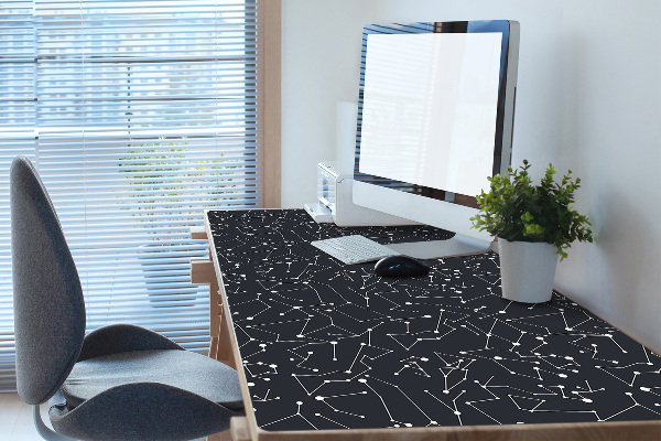Full desk protector constellations galaxy