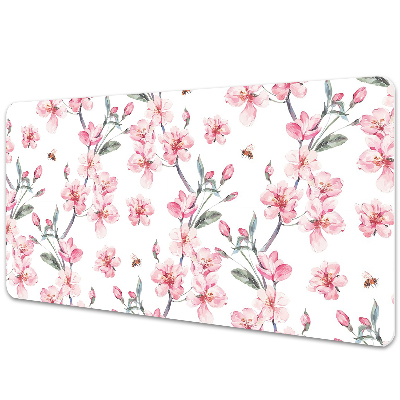 Desk pad subtle flowers