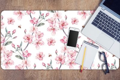 Desk pad subtle flowers